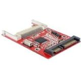 Delock - 91660 - Adapter - Rood - 1x CF-slot, 1x SATA 22-pins, Opstartbaar