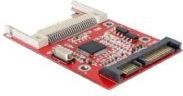 Delock - 91660 - Adapter - Rood - 1x CF-slot, 1x SATA 22-pins, Opstartbaar