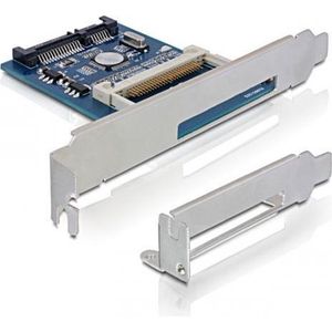 Delock - SATA II > Compact Flash Kaartlezer - Zilver - Geheugenkaartlezer