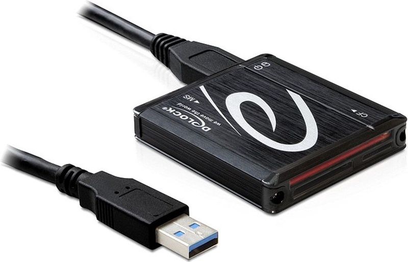 DeLOCK - USB Cardreader All-in-One - Zwart - USB3.0