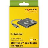 DeLOCK USB Cardreader - USB-C - CFast - USB3.0