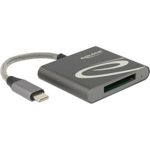 DeLOCK USB Cardreader met USB-C connector en 1 kaartsleuf - voor XQD - USB3.0