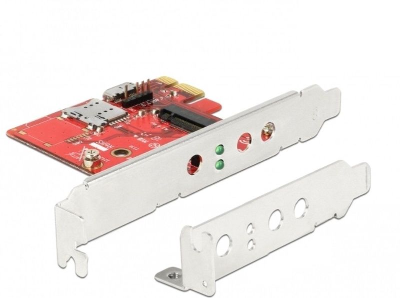 DeLOCK - PCI Express - Geheugenkaartlezer - Zwart - Ondersteunt CompactFlash, PCI Express x4 3.0