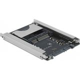 DeLOCK - Kaartlezer - Grijs - Voor CFast Kaart Type I en II - Interne SATA