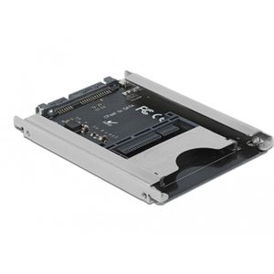 DeLOCK - Kaartlezer - Grijs - Voor CFast Kaart Type I en II - Interne SATA