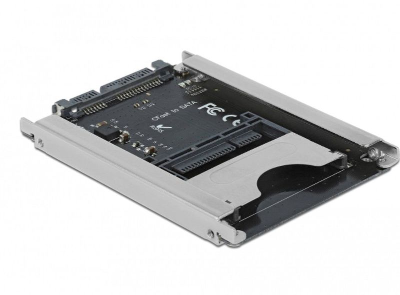 DeLOCK - Kaartlezer - Grijs - Voor CFast Kaart Type I en II - Interne SATA