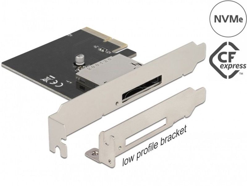 Delock - PCI Express Card - 1 x Externe CFexpress Slot - Geheugenadapter
