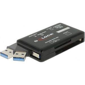 Superspeed USB 5 GBPS -kaartlezer voor CF / SD / Micro SD / MS / M2 / XD -geheugenkaarten