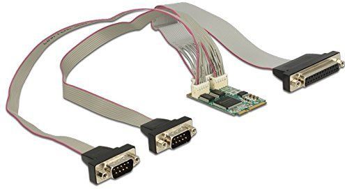 Delock - MiniPCIe-adapter - 2 Seriële Interfaces - 1 Parallelle Interface - PCI Express