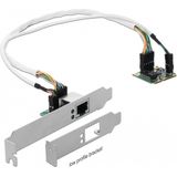 DeLOCK Mini PCle I/O PCle half size 1x Gigabit Lan netwerkadapter