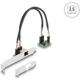 Delock Mini PCIe I/O PCIe halve grootte 1 x RJ45 2,5 Gigabit LAN (PCI Express 2.1), Netwerkkaarten