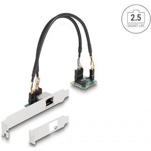 DeLOCK - 95271 - Netwerkkaart - Intern Ethernet - 2500 Mbit/s - Mini PCIe