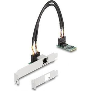 Delock Converter M.2 Key B+M 1 x RJ45 2,5 Gigabit LAN (M.2 (PCIe)), Netwerkkaarten