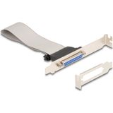 Delock - Mini PCIe I/O Controlekaart - Volledig Formaat - 1 x Parallel D-Sub 25 Pin