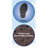 Promed - München 3 - Verbandpantoffels - Zwart - Leer/Textiel - Klittenband