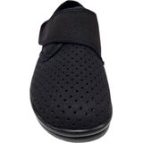 Promed - München 3 - Verbandpantoffels - Zwart - Leer/Textiel - Klittenband