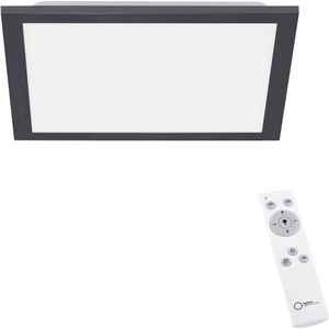 JUST LIGHT LED Deckenleuchte »FLAT«, 1 flammig, Leuchtmittel LED-Board  LED fest integriert, dimmbar über Fernbedienung
