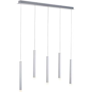JUST LIGHT Pendelleuchte »BRUNO«, 5 flammig, Leuchtmittel LED-Board  LED fest integriert, LED