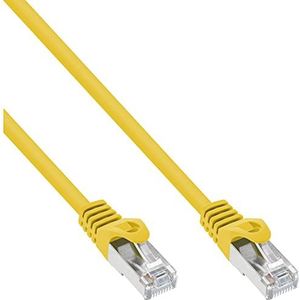 InLine 72550Y RJ45 kabel, 0,5 m, geel - (SF/UTP)