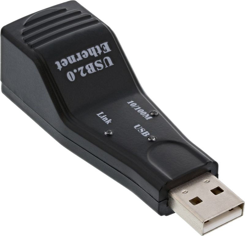 USB-A naar RJ45 Fast Ethernet LAN Adapter - USB2.0 - CAT5