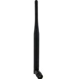 InLine - WLAN-antenne - Zwart - Rubberen - R-SMA, 5dBi, 2,4-2,5 GHz, Impedantie: 50 Ohm