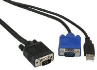 InLine - Aansluitkabel - USB - VGA - Voor KVM-switch 60664A 60665A 60666A