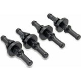 InLine® L&#252;fter Entkopplung, f&#252;r L&#252;fter aller Gr&#246;&#223;en von 60 bis 120mm, 4er Pack