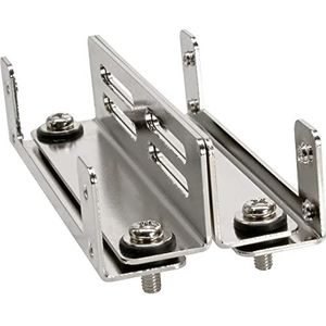 InLine - 00243 - Harde Schijf Ontkoppelaar - Zwart - Voor 3,5 inch in 5,25 inch schacht, met rubberen lagers