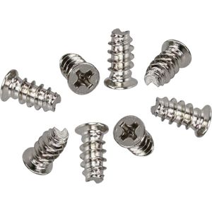 Schroeven voor Ventilator Computerbehuizing - 5 x 10mm - 50 stuks - Zilver