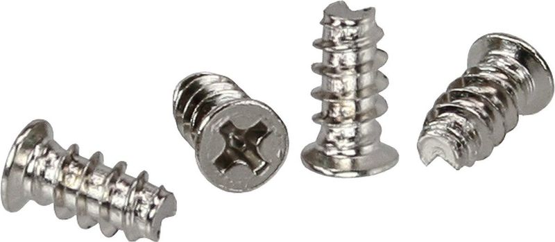 InLine® Ventilatorschroeven - Verchroomd Staal - 50 Stuks