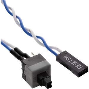 InLine 26648A Power Resetknop, met kabel, 0,3 m