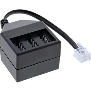 InLine® TAE Adapterkabel, RJ11 (6P4C) Stecker auf TAE NFN Buchse