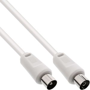 InLine 69410 coax-kabel 10 m F-type Wit