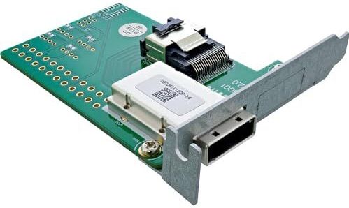 InLine - SAS Bezel - Adapter - Zwart - Externe 26-pins Mini SAS naar interne 36-pins Mini SAS