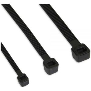 Tie-wraps 60 x 2,5mm / zwart - UV resistent (100 stuks)