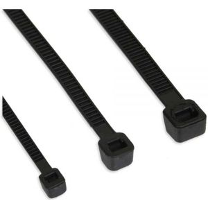 InLine kabelbinder, zwart, 45 cm, 7,2 mm, 100 stuks, 59963S
