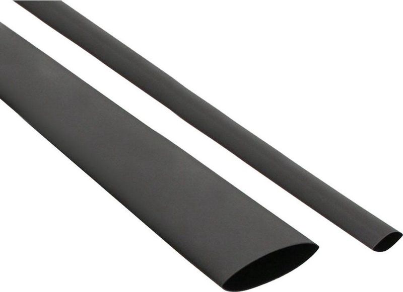 Inline - Krimpbare Kous - Zwart - 2 m - Verpakt per 20 stuks