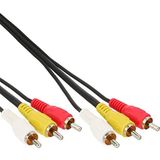 Tulp composiet audio video kabel - 1 meter