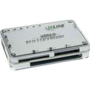 InLine 76631I kaartlezer (USB 3.0) zilver