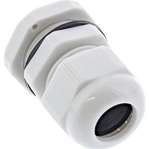 InLine® Kabeldurchf&#252;hrung PG 13.5 Nylon IP68 6-12mm, grau, 10 St&#252;ck