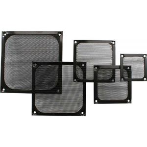 InLine 21563 Ventilatorrooster met aluminium filter, 80 x 80 mm, zwart