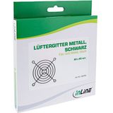 PC - Ventilator Beschermer - Zwart - Metaal - 80 x 80 mm