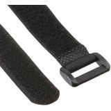 Klittenband - Kabelbinders - Zwart - 500 x 25mm - 10 Stuks