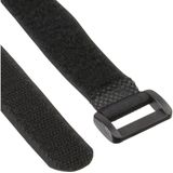 Klittenband - Kabelbinders - Zwart - 500 x 25mm - 10 Stuks