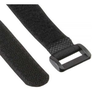 Klittenband - Kabelbinders - Zwart - 500 x 25mm - 10 Stuks