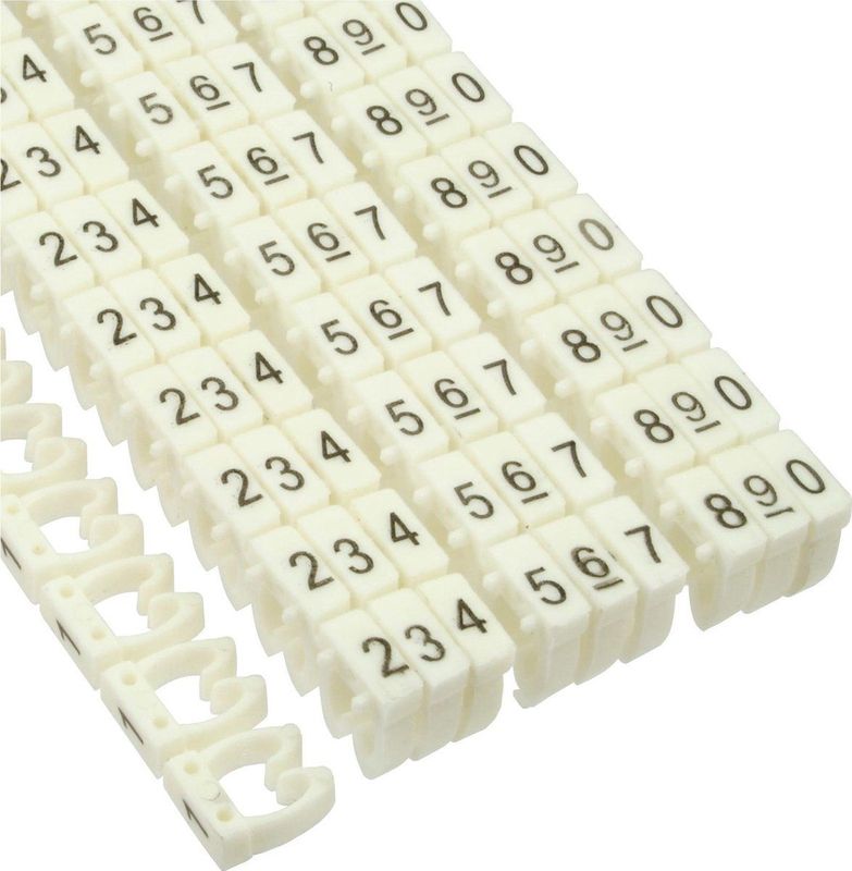 InLine 59961I kabelbinder Kunststof Wit 100 stuk(s)