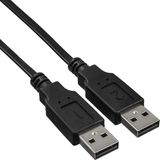 InLine - KM Switch - 2 Poorts - USB - Zwart