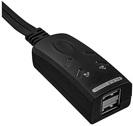 InLine 60603I USB Schakelkabel voor Toetsenbord/Muis voor 2 PCs