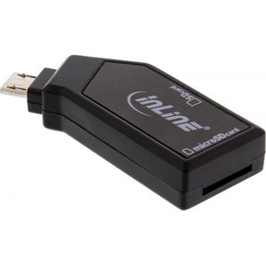 InLine Micro USB OTG Kaartlezer - SD en Micro SD
