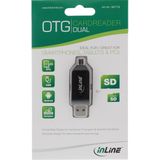 InLine Micro USB OTG / USB combi kaartlezer
